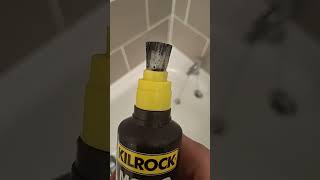 MOLDY BATHROOM SEALANT Get That Black Gunk Out FAST No Scrubbing [upl. by Garin]