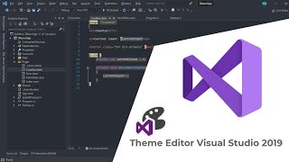 Install Theme Editor For Visual Studio 2019  One Dark Pro  Dark  Light [upl. by Llerrem516]