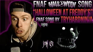 Vapor Reacts 112  FNAF SFM 🎃 HALLOWEEN SONG quotHalloween at Freddysquot by TryHardNinja REACTION [upl. by Ahseya]