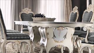 Classic dining room luxury interior design  Italian home decor [upl. by Manella]