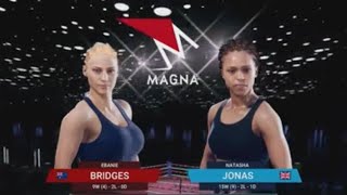 🥊EBONIE BRIDGES 🇦🇺 Vs Natasha Jonas 🇬🇧  Magna [upl. by Shanna184]