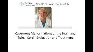 CAVERNOUS MALFORMATIONS OF THE BRAIN AND SPINAL CORD [upl. by Llered]