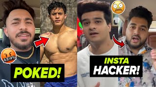 Aamir majid Poked Aalyan vlogs  Jannu Stuntz hack Manik Atri Instagram 😱  Aalyan vlogs Gf Spotted [upl. by Ambrosius443]