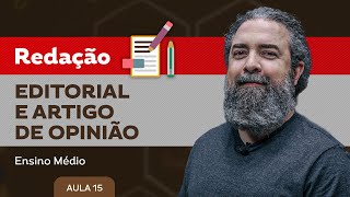 Editorial e artigo de opinião​  Redação  Ensino Médio [upl. by Scheider]