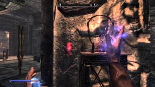 TESV Skyrim Calcemos Labratory Stealth Tutorial Hard Answers Quest [upl. by Eirised898]