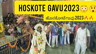 ಹೊಸಕೋಟೆ ಪೋತುಲರಾಜ ಗಾವು2023  Hoskote Pothulraja  Gavu 2023 Hoskote karaga bangalore Gavu hoskote [upl. by Elletnahc188]