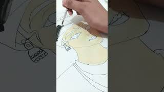 Durga devi painting art matarani aditiarts shorts youtubeshorts [upl. by Atiras]