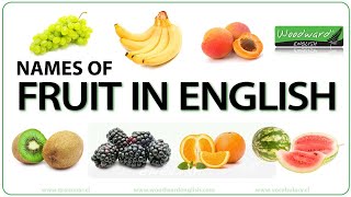 Fruit in English  Learn English Vocabulary about Fruit with Pictures [upl. by Cerveny777]