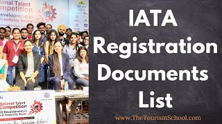 IATA Registration Documents  How to start travel agency  All about IATA  IATA Recognition Process [upl. by Darbie]