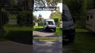 Kostenloser Stellplatz für Wohnwagen  Wohnmobile Klasse 👍🏻 shorts reisen urlaub camper camping [upl. by Aziaf458]