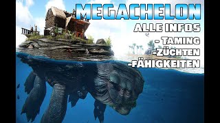 Ark Guide  Alle Infos zur Megachelon Riesen Schildkröte Taming  Zucht  Allgemeines [upl. by Tak]