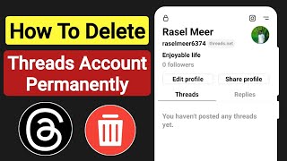 How to Delete Threads Account Permanently  Delete Threads Account [upl. by Bradway]