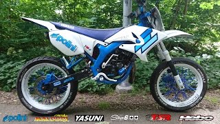 Yamaha Dt50 sm 80cc Polini Edition project video [upl. by Llemart606]