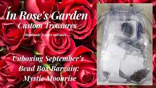 Unboxing My September Bargain Bead Box Mystic Moonrise [upl. by Acinad]