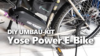 Fahrrad auf Ebike umbauen ganz einfach mit Kit Satz von YOSE POWER [upl. by Inol]