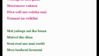 Savu ni Delai Lomai  Rui Mosita Lyrics [upl. by Gorga630]