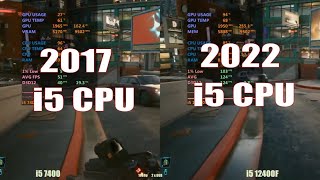 i5 7400 vs i5 12400  Worth upgrade in 2022 [upl. by Atteyek]