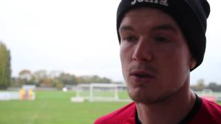 Liam McAlinden on Citys Checkatrade Trophy match against Swindon Town  Exeter City Football Club [upl. by Oiled]