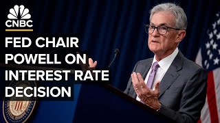 Federal Reserve Chair Powell speaks after Fed lowers interest rates by half point — 9182024 [upl. by Pasquale81]