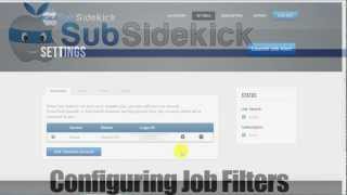 How to Configure Job Alert Filters  Sub Sidekick [upl. by Moon]