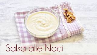 SALSA ALLE NOCI per condire PASTA RAVIOLI PANSOTI [upl. by Eelyab53]