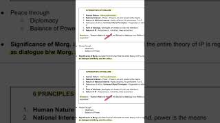 Trick to remember Morgenthaus 6 PRINCIPLES OF REALISM upsc psir civilservic ias psiroptional [upl. by Yngad463]