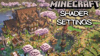 My Current Minecraft Shader Settings [upl. by Abana]