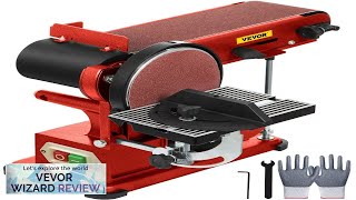 VEVOR Belt Disc Sander 4x36inch and 6inch Disc Benchtop Disc Sander 375WDisc Review [upl. by Enilrahc]