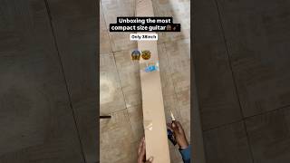 Most compact size guitar😱🤯guitar unboxing guitarist viralshorts trendingshorts [upl. by Natalya]