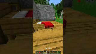 Simple bedroom decoration in minecraft [upl. by Nivrad]