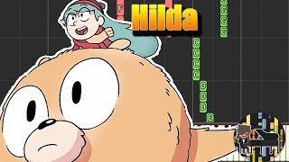 Trailer Theme  Hilda Piano Tutorial Synthesia HD Cover [upl. by Dowski]