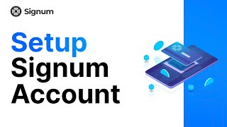 How to create and set up an account on Signum Network 📖 [upl. by Bohlen]