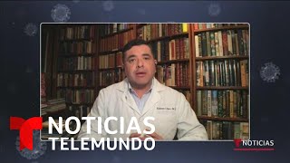 Dr Esteban López quotLa inmunidad que creamos al vencer al virus puede ser temporalquot  Telemundo [upl. by Helgeson]