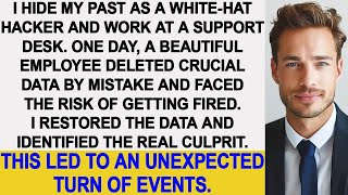 I hide my white hat hacker past and work at a support desk One day an employee deleted vital d [upl. by Wirth]