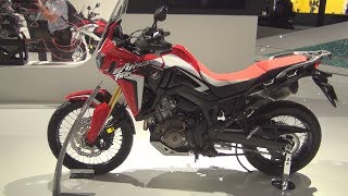 Honda CRF1000L Africa Twin DCT Victory Red 2017 Exterior and Interior [upl. by Akel]