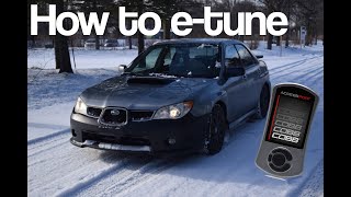 How to E Tune your car Subaru WRX Cobb Accessport [upl. by Yelich306]