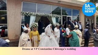 Drama at VP Constantino Chiwenga’s wedding [upl. by Hannej]