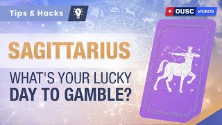 What is Sagittarius Lucky Day Of The Week to Gamble Find Your Lucky Numbers to Play [upl. by Nnaaihtnyc]