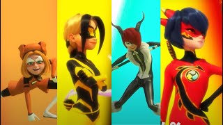 All Heroes Present In Penalteam Miraculous Ladybug [upl. by Nelly927]