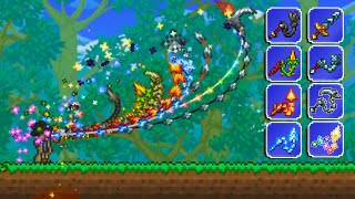 Terraria But EVERY Whip Attacks At The Same Time [upl. by Ltney]