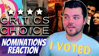 Critics Choice Awards 2024 Nominations REACTION [upl. by Osterhus515]