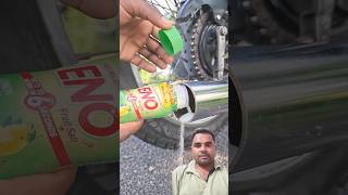 Bike ke silencer me eno daal Kiya experiment shorts eno bike greenscreen bikeride [upl. by Annadroj]