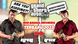 CARA TERBARU MEMASANG MOD BAHASA INDONESIA DI GTA 5 2024 [upl. by Ijies]