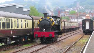 WSR SPRING STEAM GALA SUNDAY MORNING MINEHEAD 5 MAY 2024 [upl. by Leveroni650]