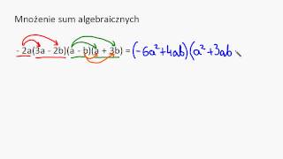 Mnożenie sum algebraicznych 2 [upl. by Chanda]