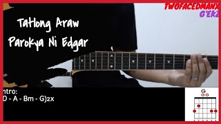 Tatlong Araw  Parokya Ni Edgar Guitar Cover With Lyrics amp Chords [upl. by Kai381]