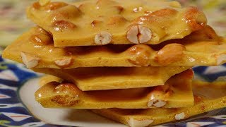 Peanut Brittle Recipe Demonstration  Joyofbakingcom [upl. by Assilen]