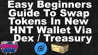 New Helium Solana Migration WalletSwap Guide  How To Get 45x More HNT By Using DEX over Treasury [upl. by Olathe]