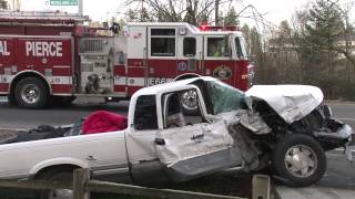 Head On Accident Three Injured Woodland Ave amp 112th St E Puyallup WA [upl. by Aneeuq292]