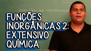 Funções Inorgânicas 2 Reações de Neutralização  Extensivo Química  Descomplica [upl. by Leong]